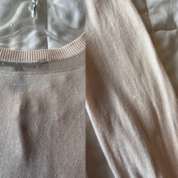 BCBG MAXAZRIA Glenna Silk Blend Lace Cardigan S Corozo - Picture 13 of 14